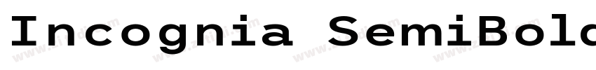 Incognia SemiBold字体转换